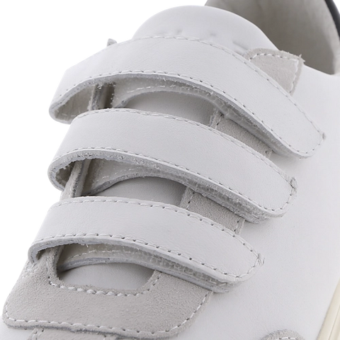 Clae Women's White & Navy Deane Strap Sneakers | Clae In Lebanon