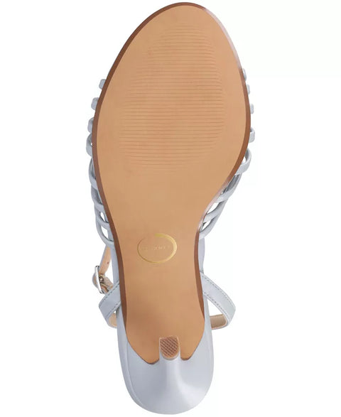 Journee Collection Women's Light Blue Vanita Stiletto Strappy Dress Sandals | Journee Collection In Lebanon