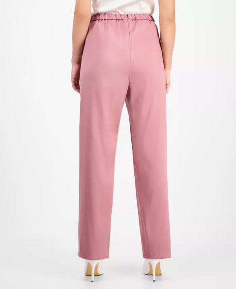 Alex Evenings Women's Dusty Rose Petite Straight-Leg Pants | Alex Evenings In Lebanon
