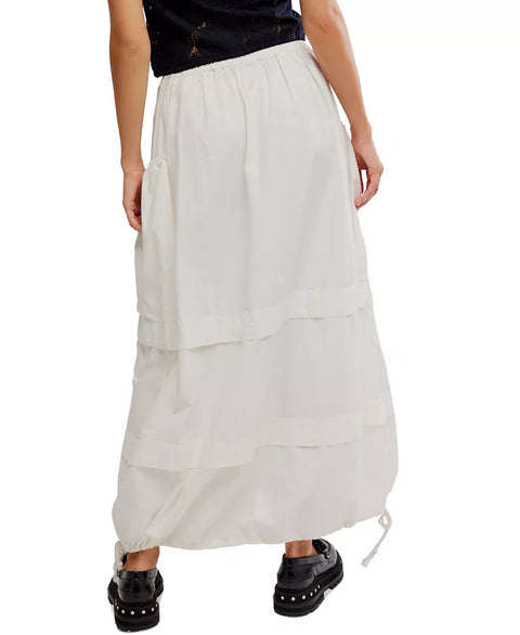 Free People Women's White Eloise Cotton Maxi Skirt | Free People In Lebanon