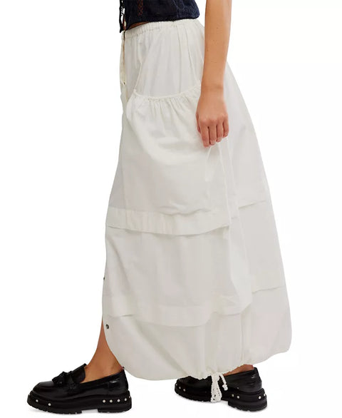 Free People Women's White Eloise Cotton Maxi Skirt | Free People In Lebanon