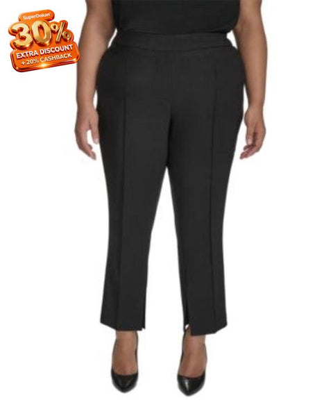 DKNY Women's Black Slim Leg Ankle Length Pants|DKNY In Lebanon