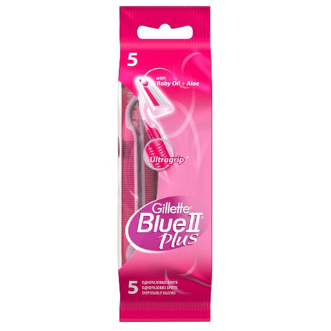 Gillette Blue II Plus 5 شفرات قابلة للتصرف