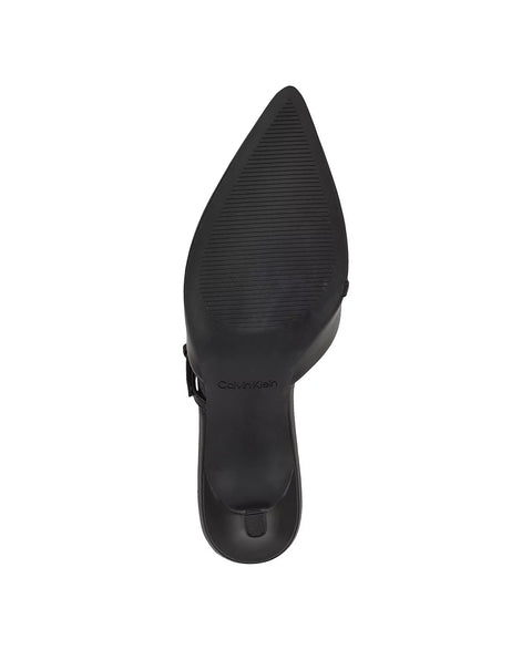 Calvin Klein Women's Black Jansy Buckle Strap Mid-Stiletto Pumps | Calvin Klein In Lebanon