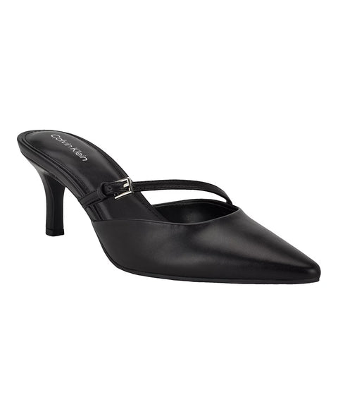 Calvin Klein Women's Black Jansy Buckle Strap Mid-Stiletto Pumps | Calvin Klein In Lebanon