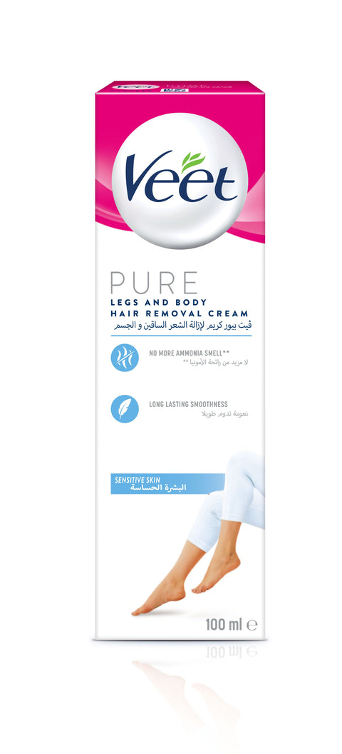 Pure Hair Removal Cream for Body & Legs 100ml | Veet In Lebanon