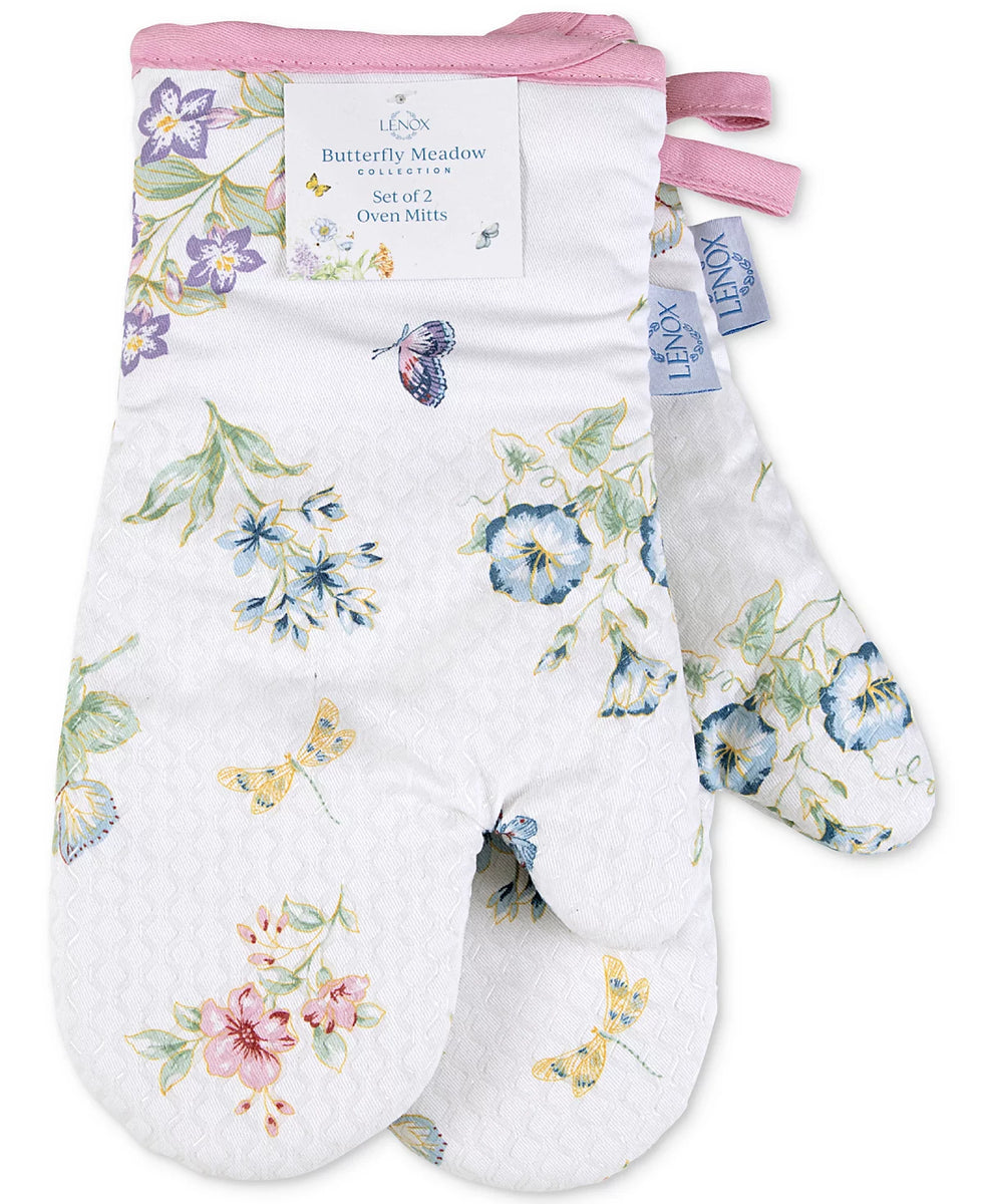 Lenox Butterfly Meadow Printed Oven Mitt, Set of 2 | Lenox In Lebanon ...