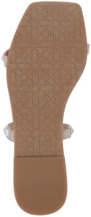 Jewel Badgley Mischka Women's Silver Honesty Flat Gemstone-Studded Straps Slipper | Jewel Badgley Mischka in Lebanon