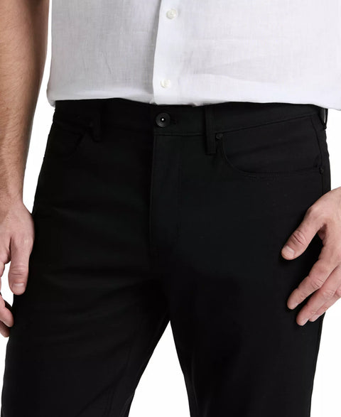 Perry Ellis Portfolio Men's Black Double-Weave Slim-Fit 5-Pocket Pants  | Perry Ellis Portfolio  In Lebanon
