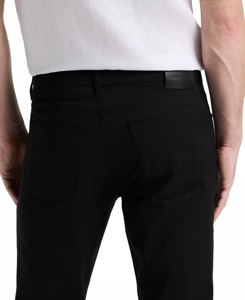 Perry Ellis Portfolio Men's Black Double-Weave Slim-Fit 5-Pocket Pants  | Perry Ellis Portfolio  In Lebanon