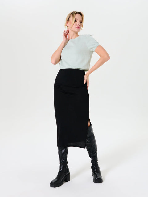 Sinsay Women's Sage Green Short-Sleeved T-Shirt | Sinsay In Lebanon