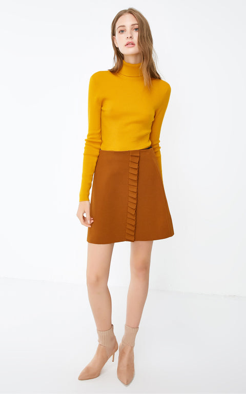 Vero Moda Women's Brown Skirt 31831J504E11 (FL31)
