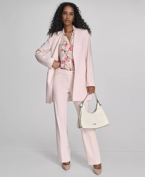 Calvin Klein Women's Light Pink Modern-Fit Straight-Leg Pant Slacks Trouser | Calvin Klein In Lebanon