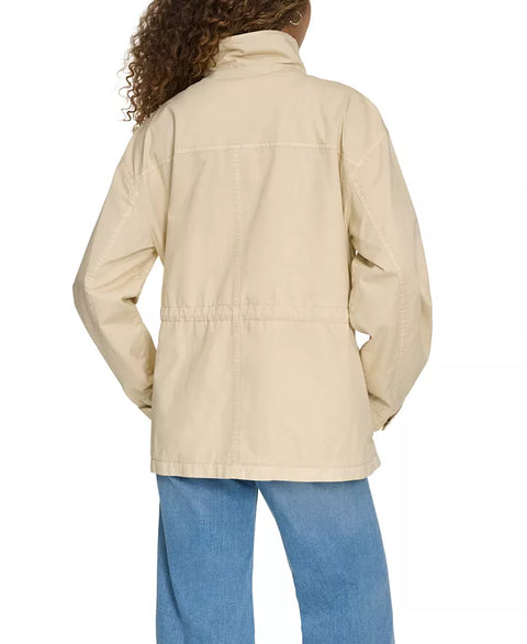 Levi's Women's Beige Cotton Four-Pocket Utility Jacket| Levi's In Lebanon