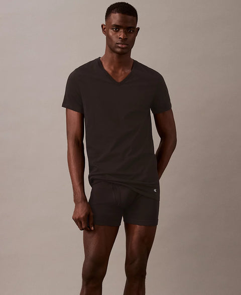 Calvin Klein Men's Black 5-Pack Cotton Classics V-Neck T-Shirts | Calvin Klein In Lebanon