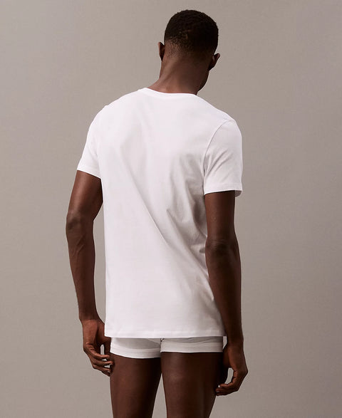 Calvin Klein Men's White 3-Pack Cotton Classics V-Neck T-Shirts | Calvin Klein In Lebanon