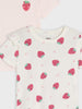 Sinsay Girl's White & Pink Printed Pack Of 2 T-Shirts | Sinsay In Lebanon