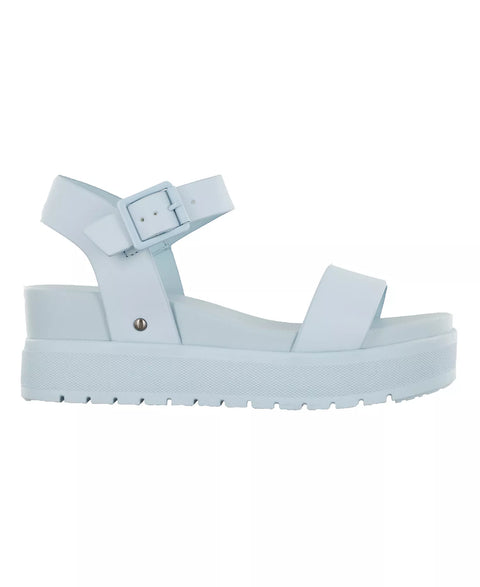 Mia Women's Blue Kayci Platform Round Toe Sandals | Mia In Lebanon