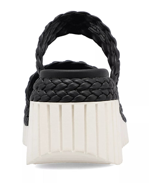 Mia Women's Black Yoshi Slip-On Wedge Sandals | Mia In Lebanon