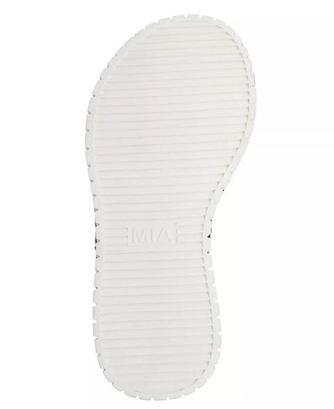 Mia Women's Black Yoshi Slip-On Wedge Sandals | Mia In Lebanon