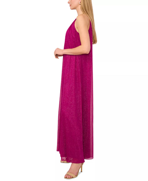 MSK Women's Purple Necklace Halter Wide-Leg Jumpsuit|MSK In Lebanon