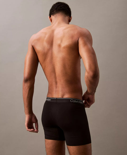 Calvin Klein Men's Black 3-Pack Microfiber Stretch Boxer Briefs Underwear  | Calvin Klein In Lebanon