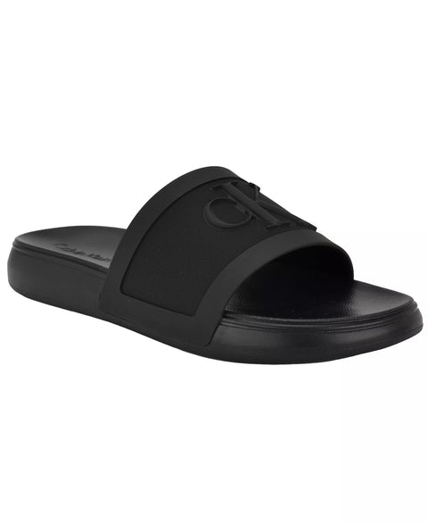 Calvin Klein Men's Black Wlinderz Casual Slip-On Slipper | Calvin Klein In Lebanon