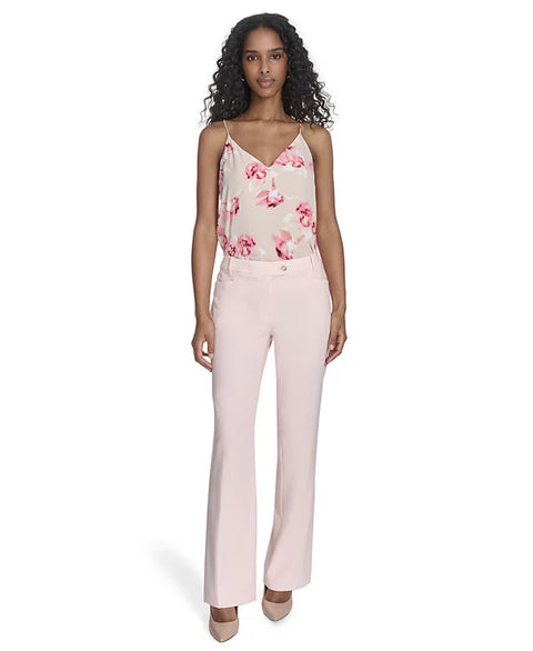 Calvin Klein Women's Light Pink Petite Modern Straight-Leg Pants | Calvin Klein In Lebanon