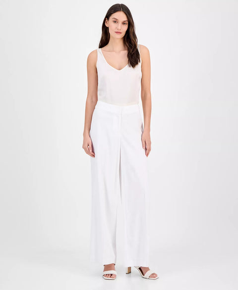 Tahari ASL Women's White Wide Leg Pants | Tahari ASL In Lebanon