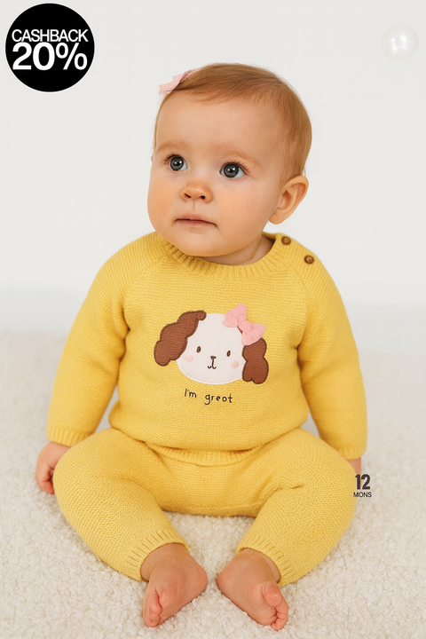 Sinsay Baby Girl's Yellow Pajama Set | Sinsay In Lebanon