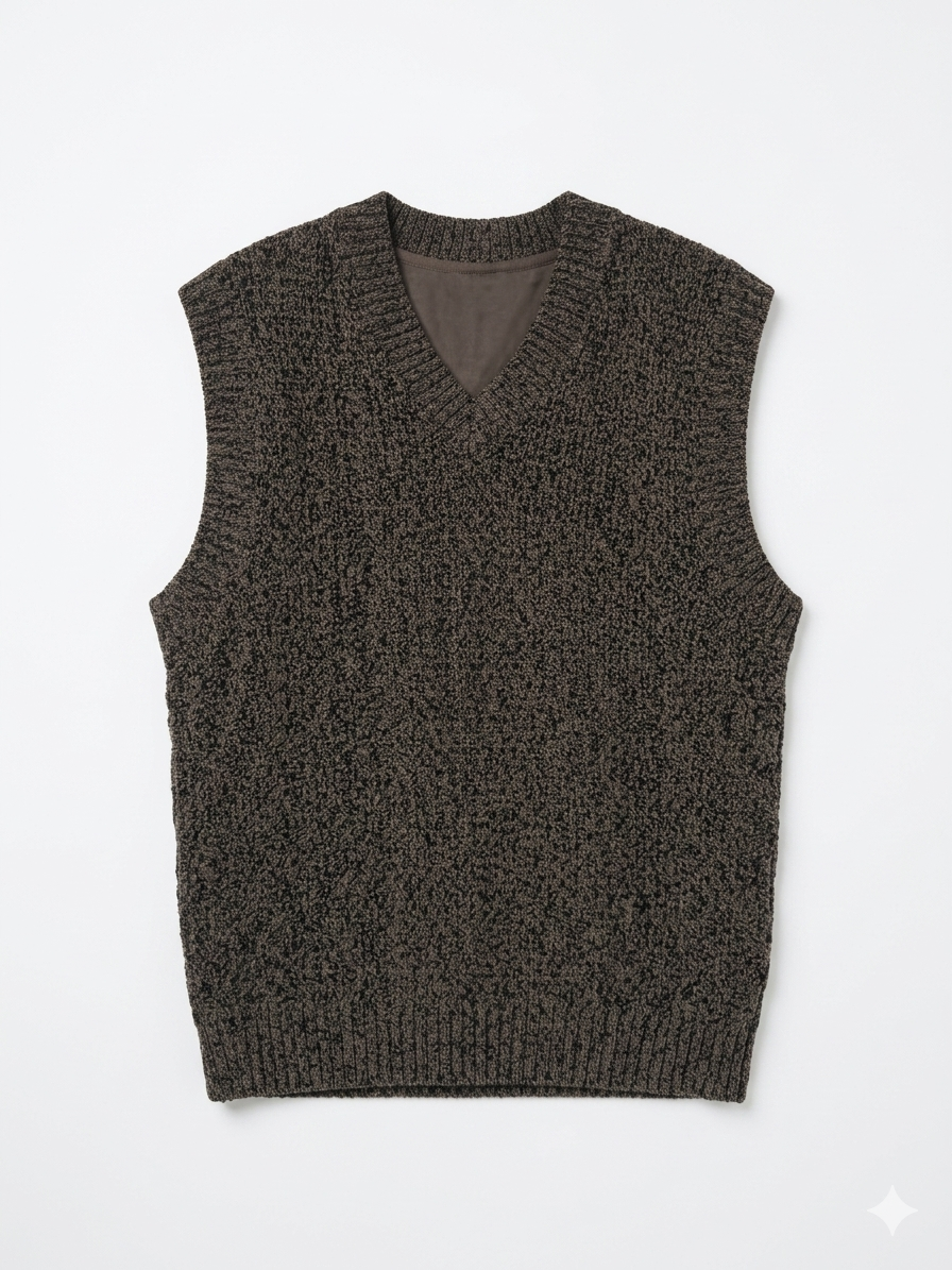 Jack & Jones Women's Dark Grey V Neck Wool Sweater Vest | Jack & Jones In Lebanon
