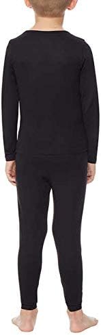 32 Degrees Kid's Black Base Layer Top And Pant Heat Set  |32 Degrees In Lebanon