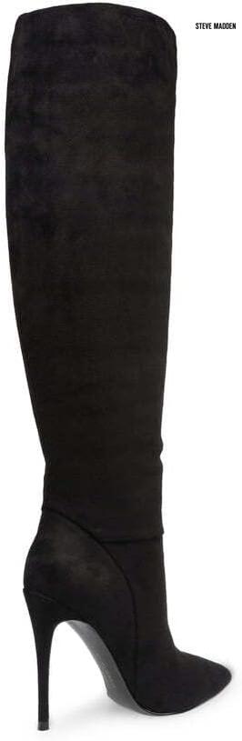 Steve Madden Women's Black Darian Heeled Knee Boots |Steve Madden in Lebanon