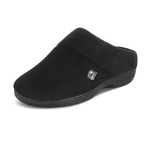 Isotoner Women's Black Classic Hooded Memory Foam Slippers | Isotoner In Lebanon