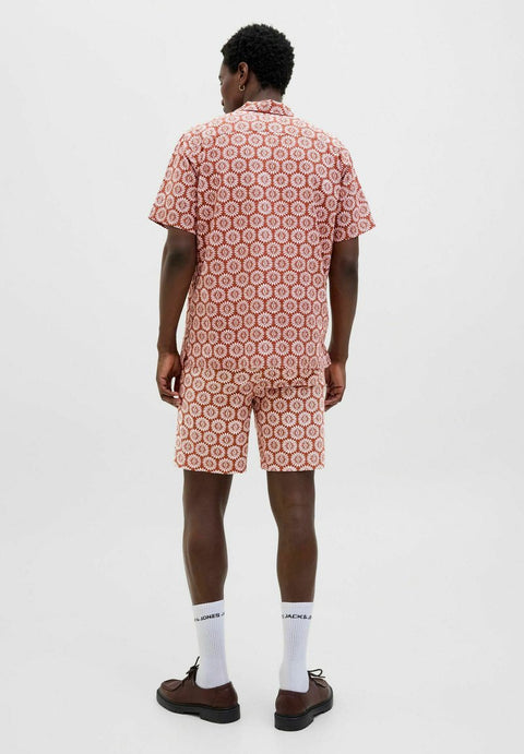 Jack & Jones Men's Brick Floral Short Sleeve Shirt | Jack & Jones In Lebanon