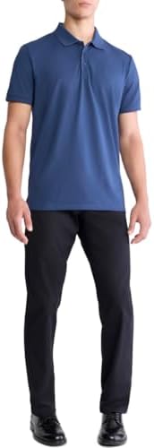 Calvin Klein Men's Dark Blue Logo Polo Neck T-Shirt | Calvin Klein In Lebanon