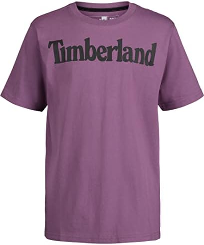 Timberland Boy's Purple T-Shirt ABFK600(ma4)