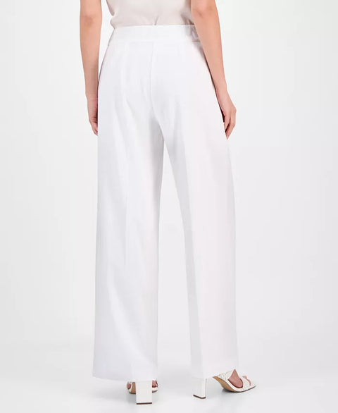 Tahari ASL Women's White Wide Leg Pants | Tahari ASL In Lebanon