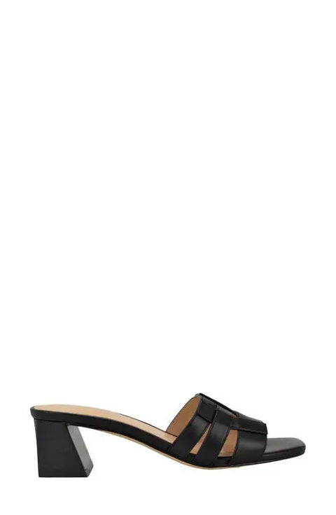 Calvin Klein Women's Black Alise Woven Block Heel Sandals|Calvin Klein In Lebanon