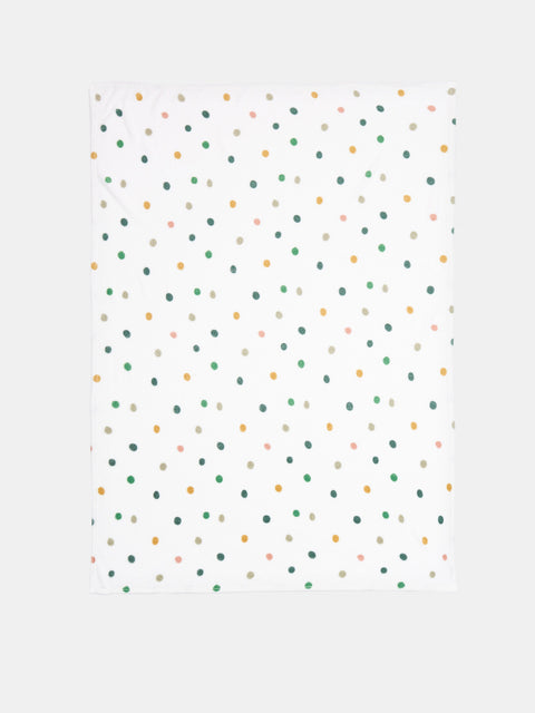 Sinsay White Polka Dot Blanket | Sinsay In Lebanon