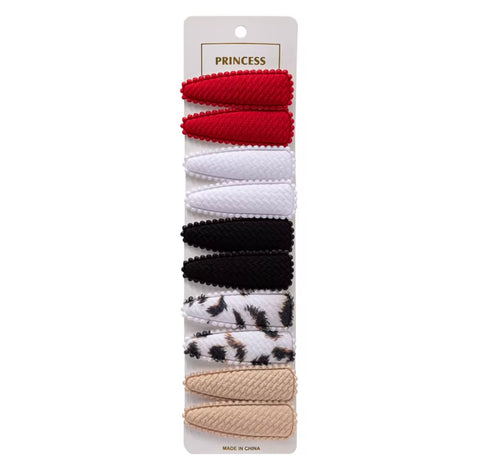 10 pcs/set candy color sweet baby clips