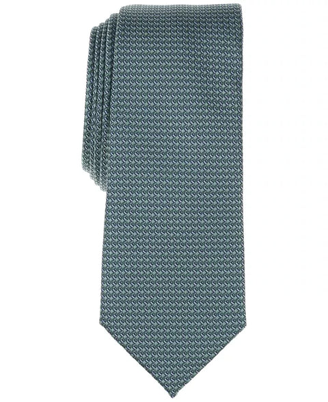 Alfani Men's Dark Green Leven Mini-Pattern Tie | Alfani In Lebanon