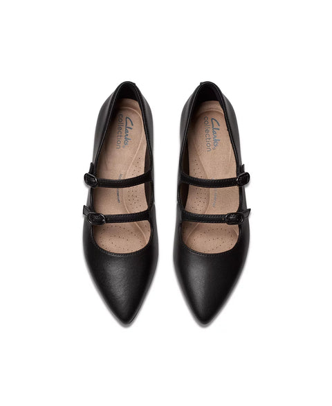 Clarks Women's Black Natalyn Lane Mary Jane Ballet Shoes | Clarks In Lebanon