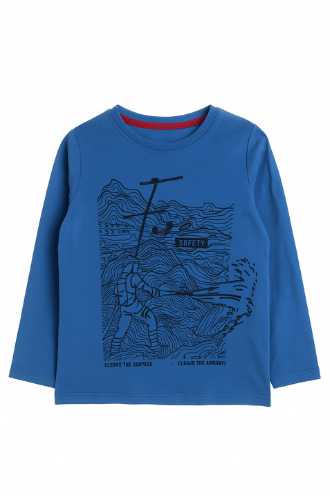 S.Oliver Boy's Blue Long-Sleeve Blouse |S.Oliver in Lebanon