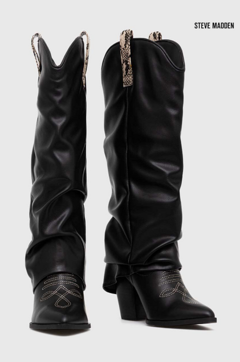 Steve Madden Women's Black Lassy High Boots |Steve Madden in Lebanon