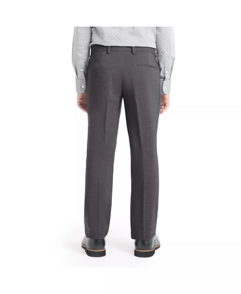 Kenneth Cole Reaction Boy's Grey Slim Fit Stretch Dress Pants | Kenneth Cole Reaction In Lebanon