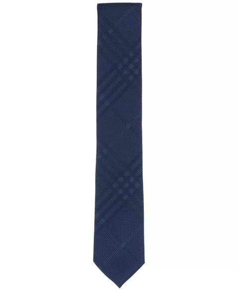Alfani Men's Navy Melville Plaid Tie | Alfani In Lebanon