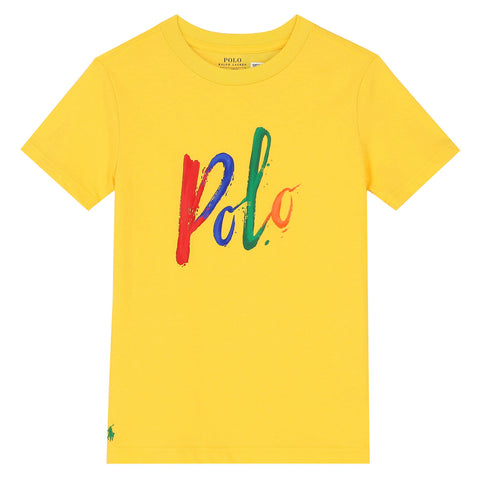 Polo Ralph Lauren Baby Boy's Yellow Logo Polo T-Shirt | Polo Ralph Lauren In Lebanon