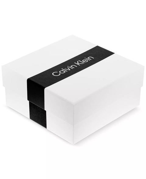 Calvin Klein Gold Stainless Steel Cubic Zirconia Twisted Bezel Cuff Bracelet | Calvin Klein In Lebanon