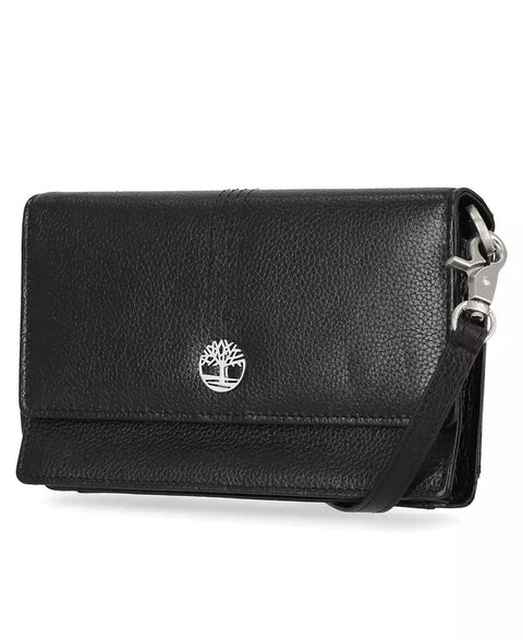 Timberland Women's Black RFID Leather Crossbody Bag Wallet Purse | Timberland In Lebanon